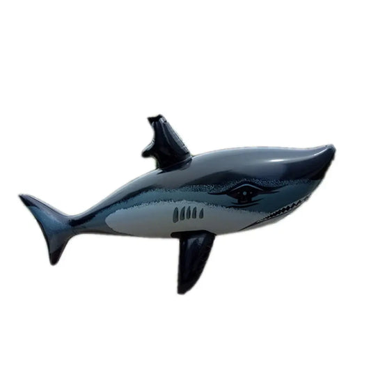 Floating Shark Float Toy Kids Adults Inflatable Water Swimming Pool Simulation Whale Fish Animals Toys Pool Accessories